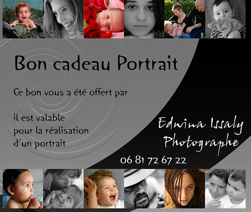 Bon cadeau seance photo edwina issaly photographe